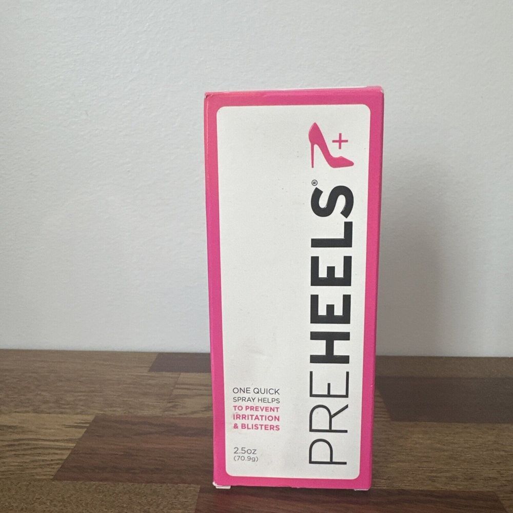 PreHeels Clear Blister Prevention Spray Large 2.5oz Full Size‎